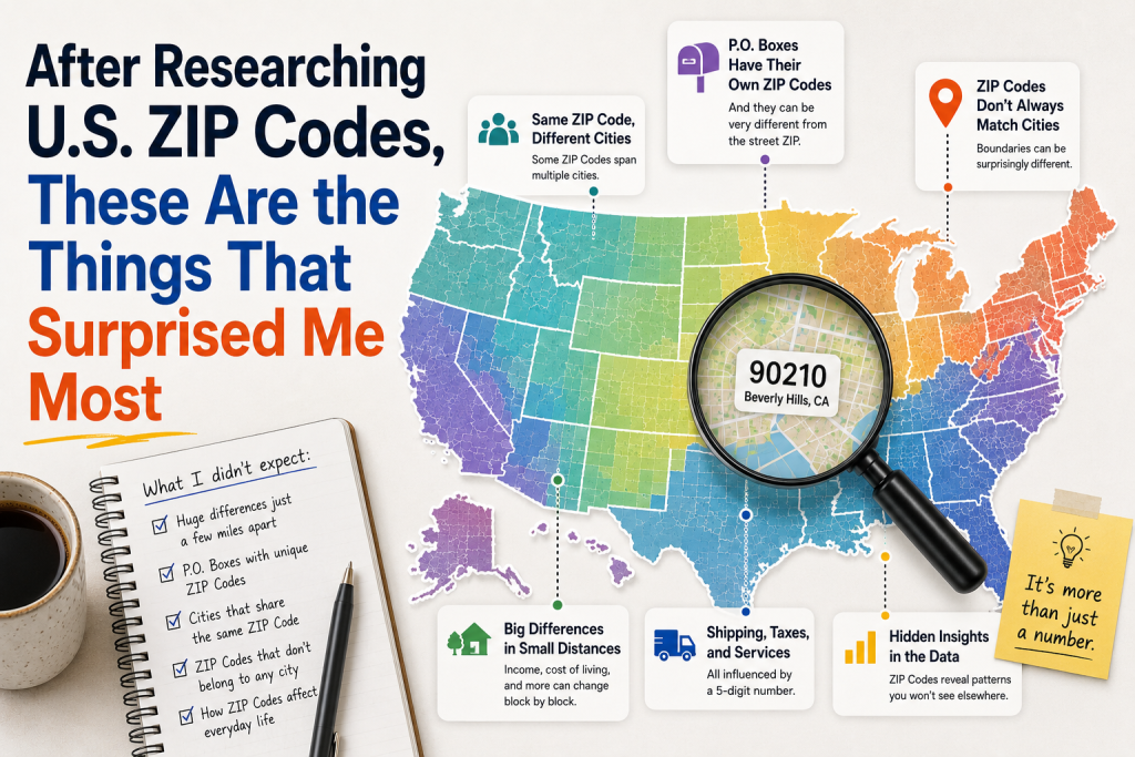 After Researching U.S. ZIP Codes, These Are the Things That Surprised Me Most