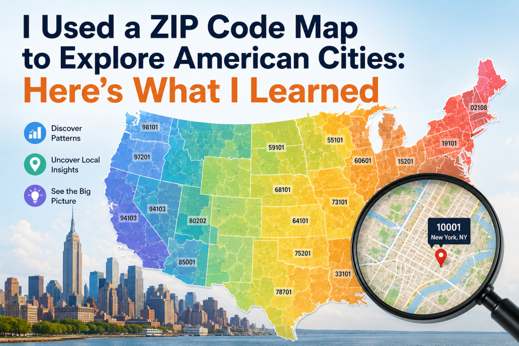 I Used a ZIP Code Map to Explore American Cities: Here’s What I Learned
